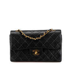Small Classic Lambskin Double Flap