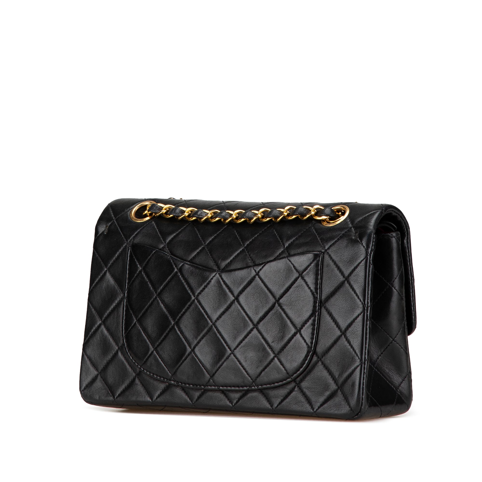 Small Classic Lambskin Double Flap