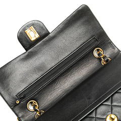 Small Classic Lambskin Double Flap
