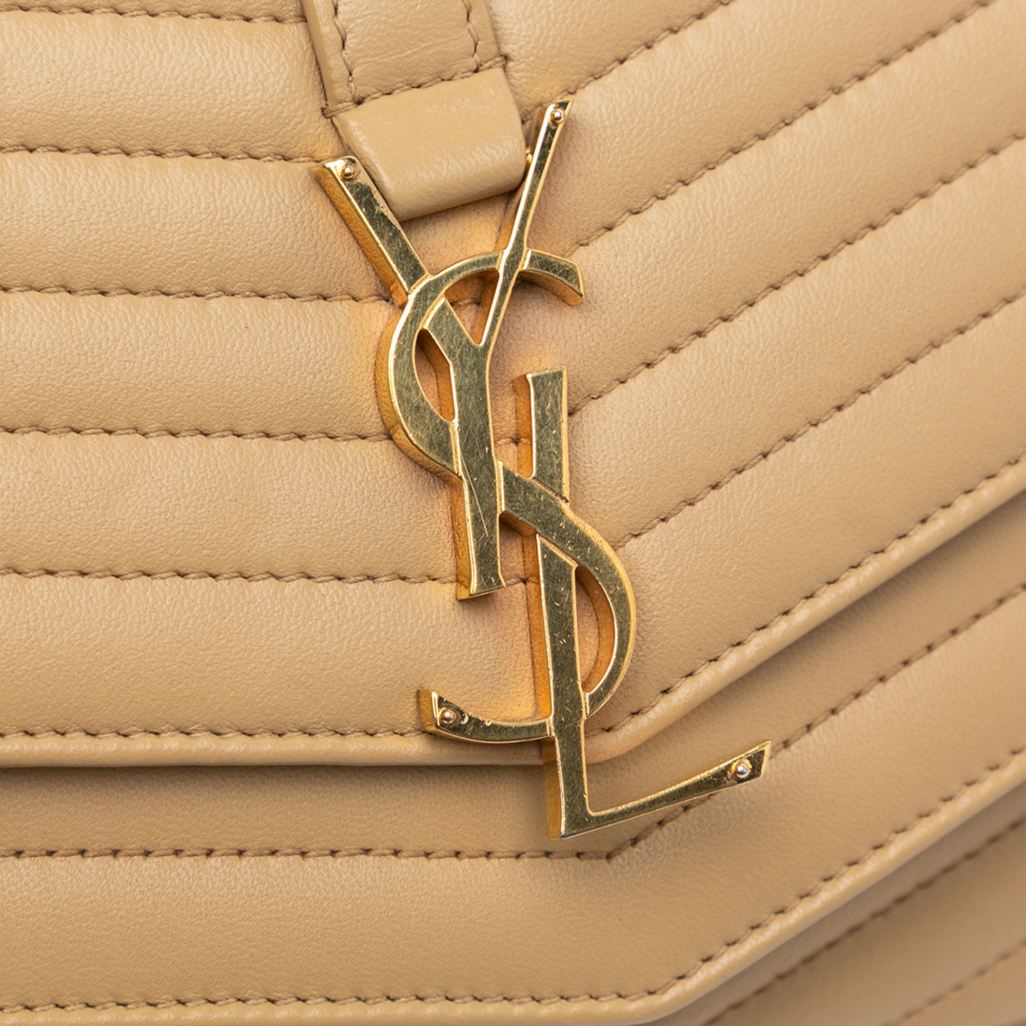 Small Chevron Lambskin Monogram Sulpice Bag