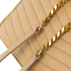 Small Chevron Lambskin Monogram Sulpice Bag