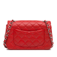 Mini Rectangular Classic Lambskin Single Flap_3