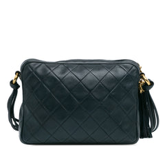 CC Quilted Lambskin Tassel Camera Bag