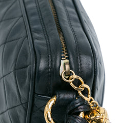 CC Quilted Lambskin Tassel Camera Bag