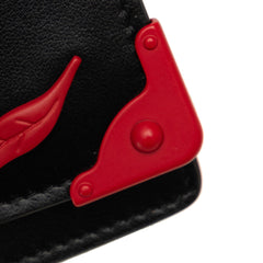 Saffiano City Calf Cahier Heart and Flower Wallet on Chain