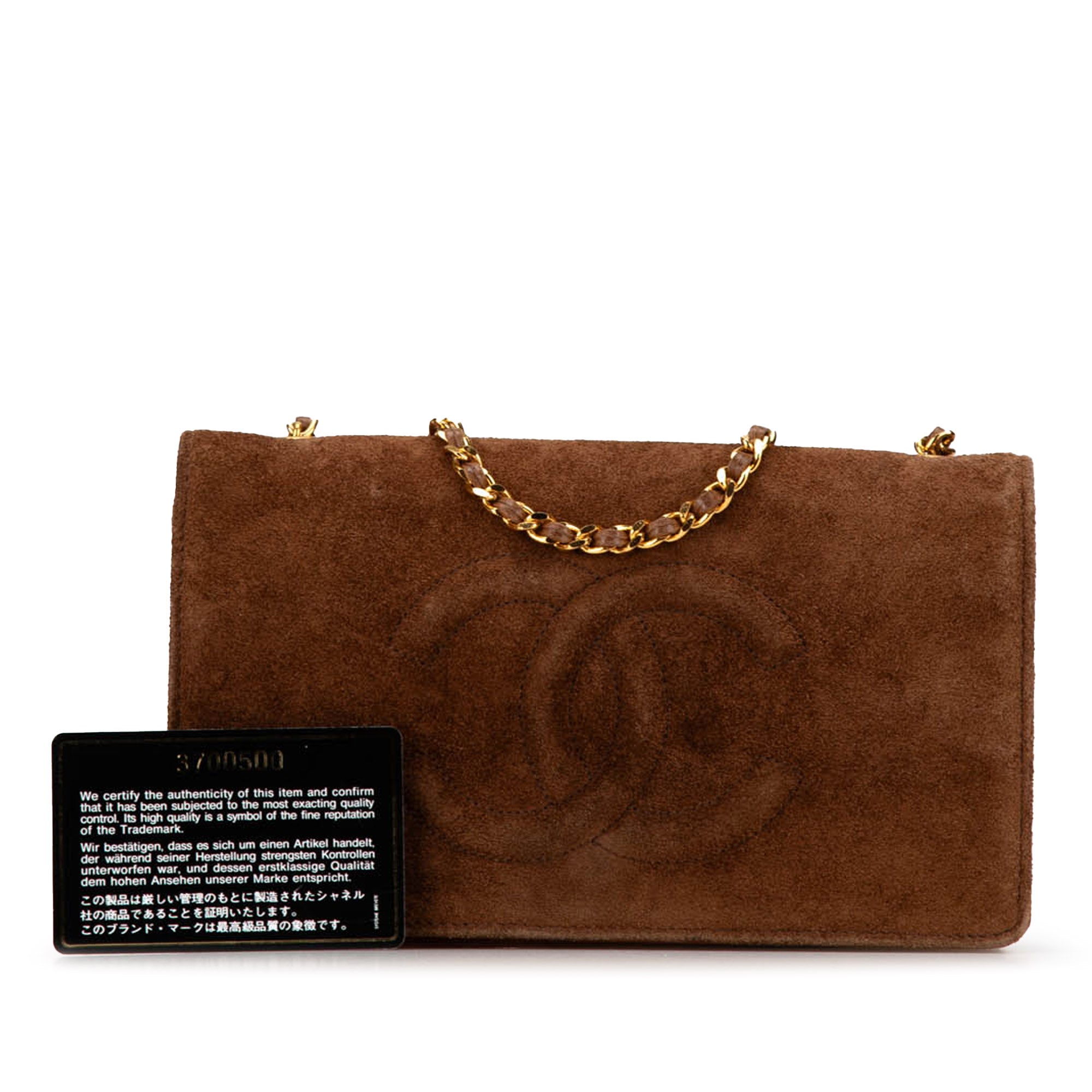 CC Suede Wallet On Chain