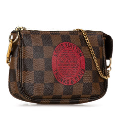 Damier Ebene Trunks and Bags Mini Pochette Accessoires