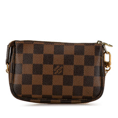 Damier Ebene Trunks and Bags Mini Pochette Accessoires