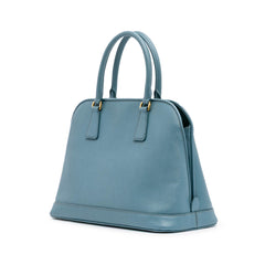 Medium Saffiano Lux Open Promenade Satchel