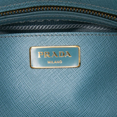 Medium Saffiano Lux Open Promenade Satchel
