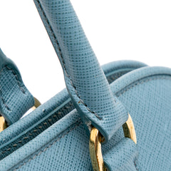 Medium Saffiano Lux Open Promenade Satchel