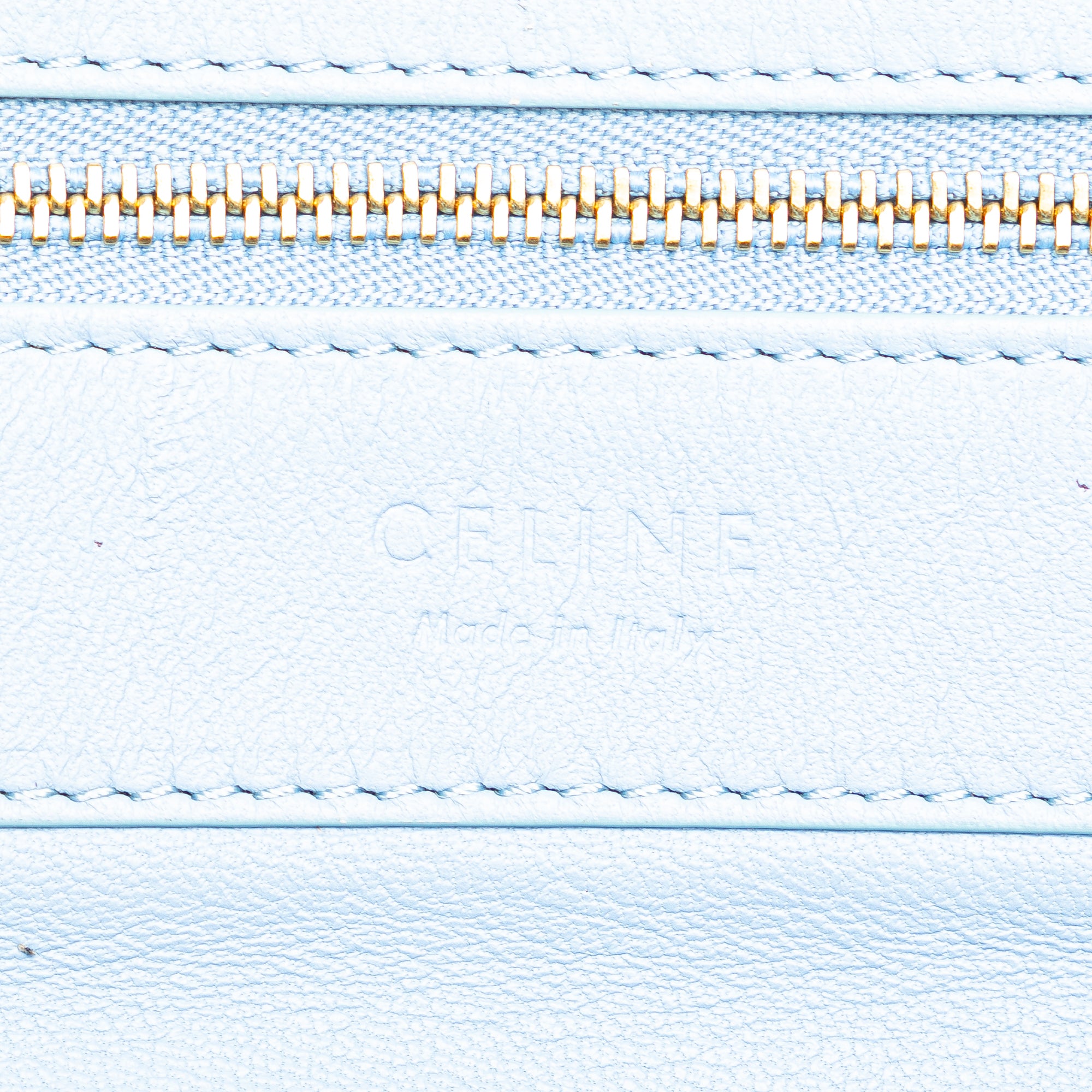 Bicolor Leather Vertical Cabas Tote