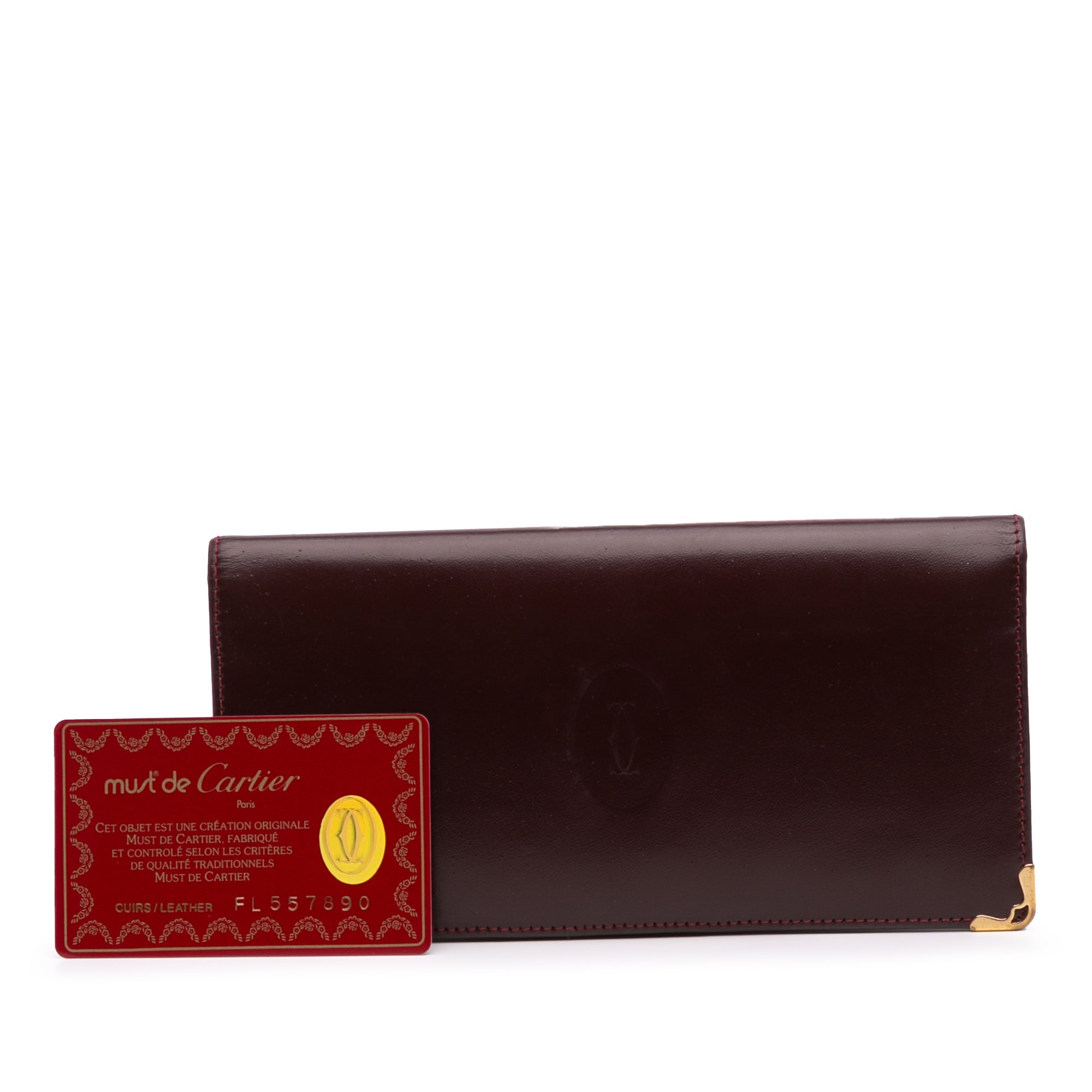 Leather Must De Cartier Wallet