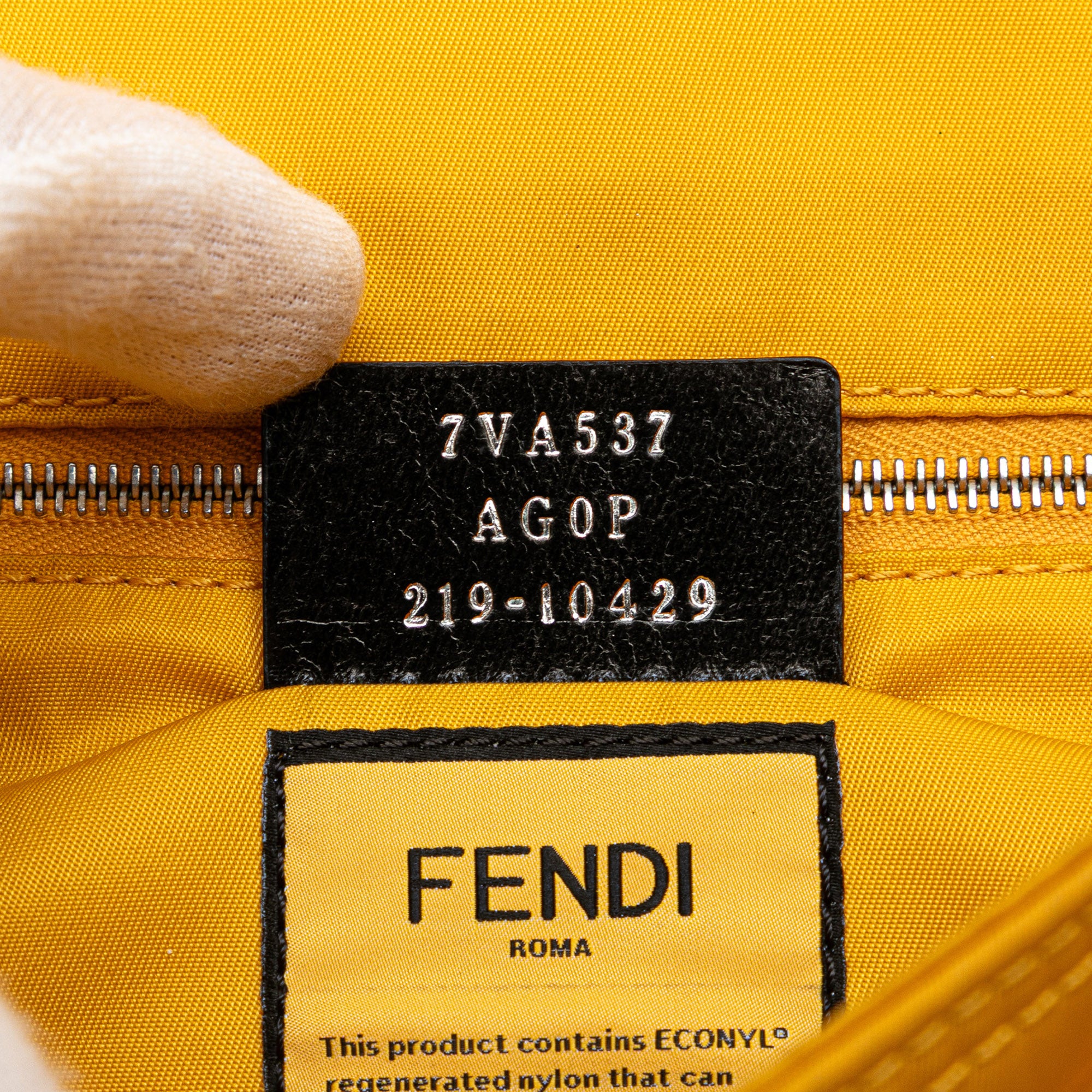 Medium Econyl Nylon Baguette Crossbody