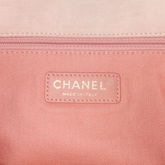 Jumbo Quilted Calfskin Triple Stitched Flap