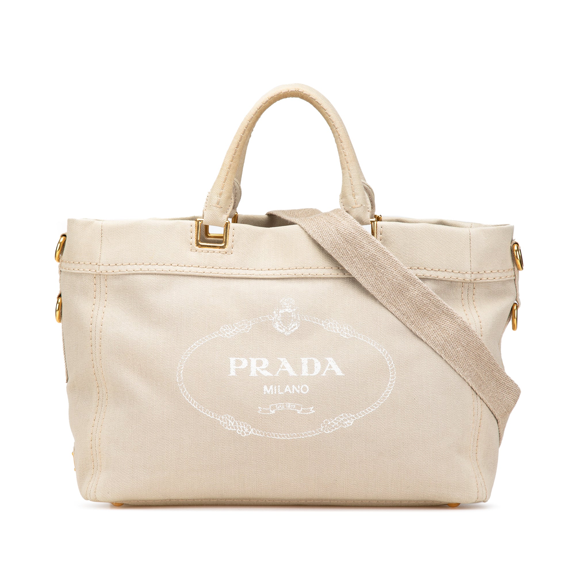 Denim Canapa Logo Satchel