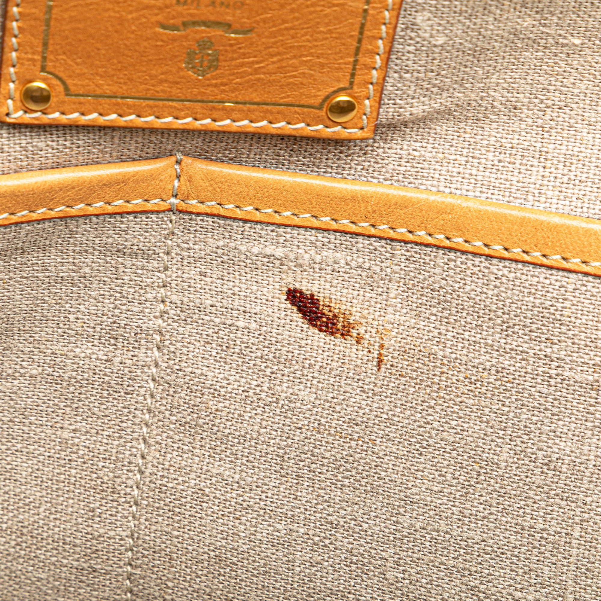 Denim Canapa Logo Satchel
