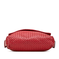 Nappa Intrecciato Flap Crossbody