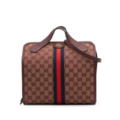 Mini GG Canvas Ophidia Web Duffle Bag
