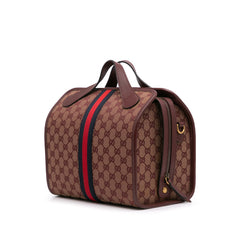 Mini GG Canvas Ophidia Web Duffle Bag