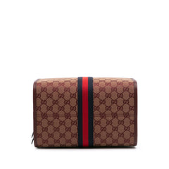 Mini GG Canvas Ophidia Web Duffle Bag