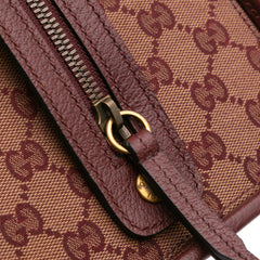 Mini GG Canvas Ophidia Web Duffle Bag