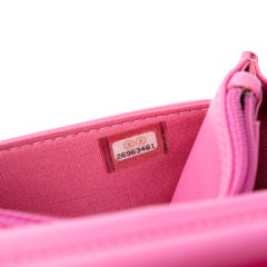 Small Quilted Caviar Boy Flap