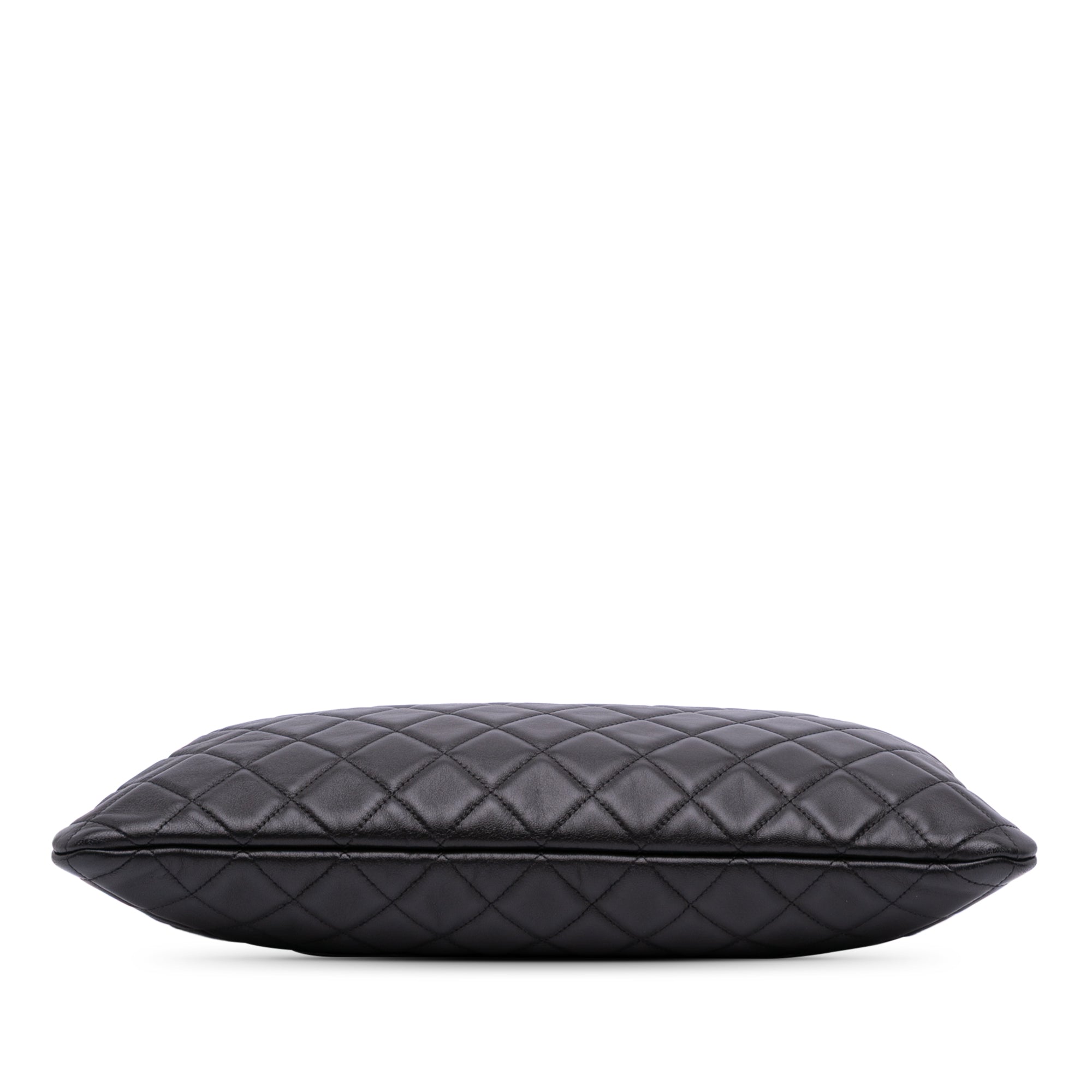 Large Quilted Lambskin O Case Clutch