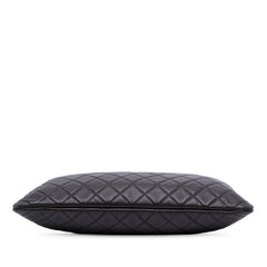 Large Quilted Lambskin O Case Clutch