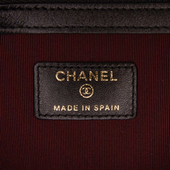 Large Quilted Lambskin O Case Clutch