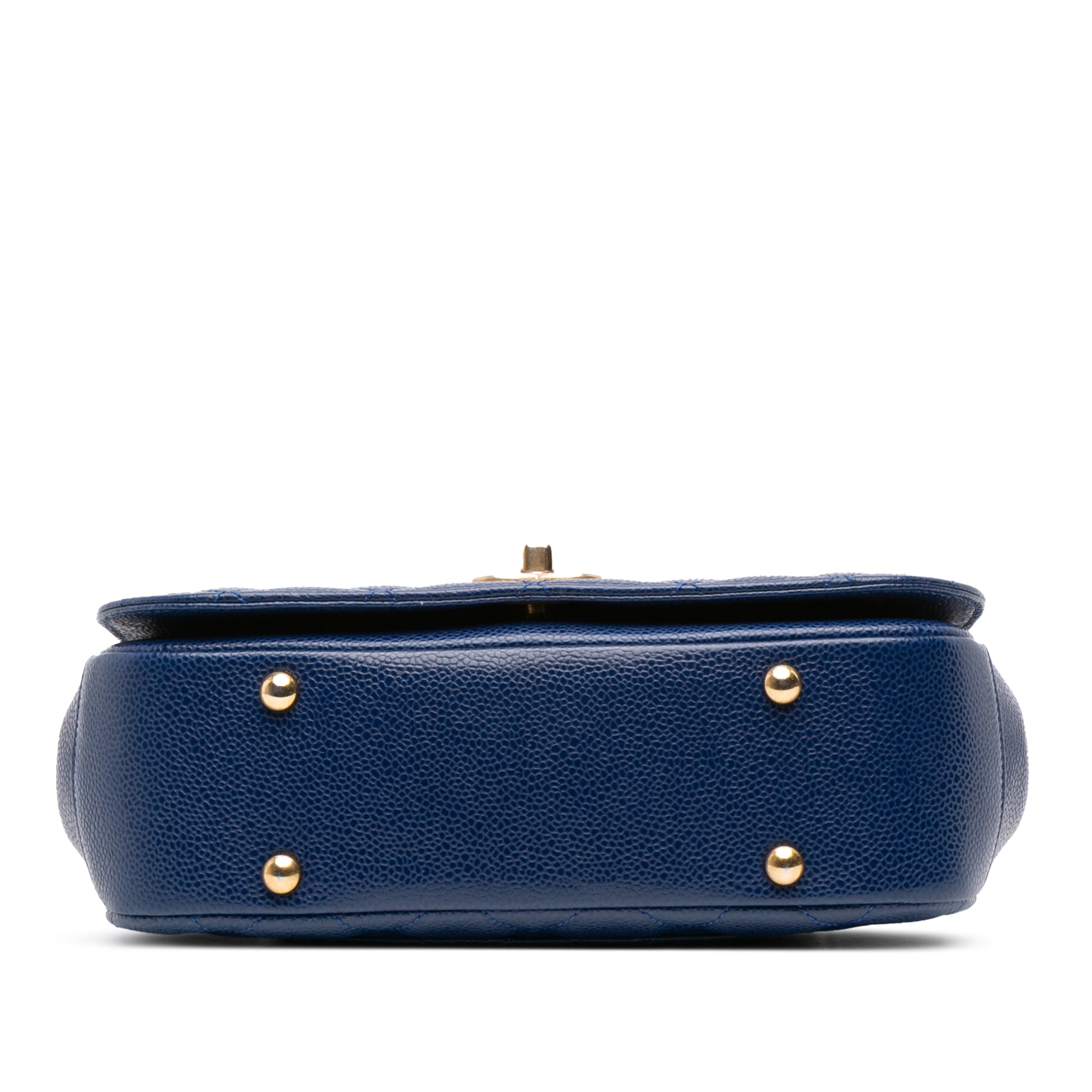 Small Quilted Caviar Carry Around Flap