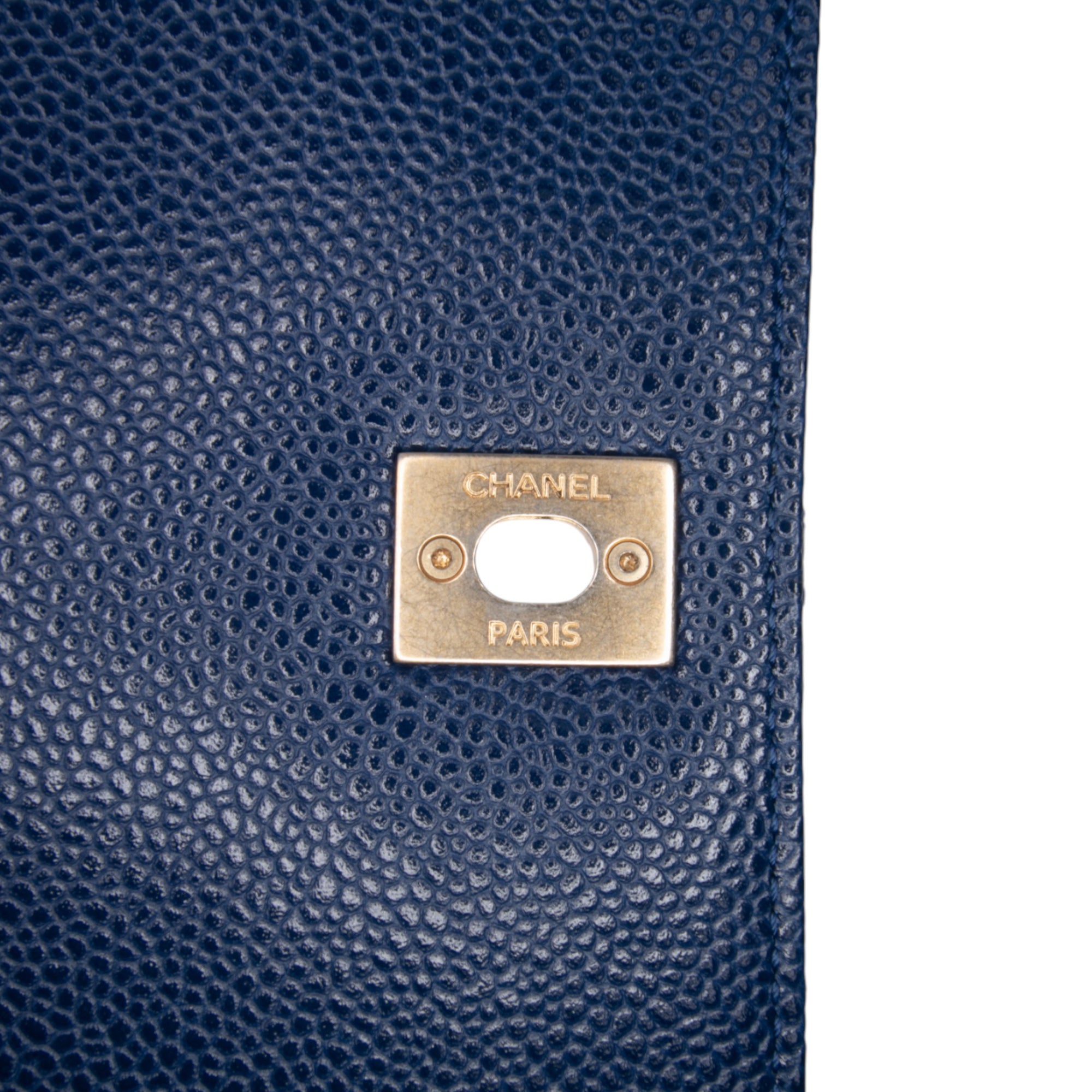Small Quilted Caviar Carry Around Flap