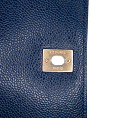 Small Quilted Caviar Carry Around Flap