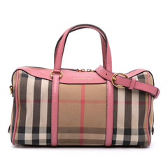 Medium House Check Canvas Derby Alchester Bowling Bag