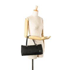 Micro Zucchino Canvas Bauletto Handbag