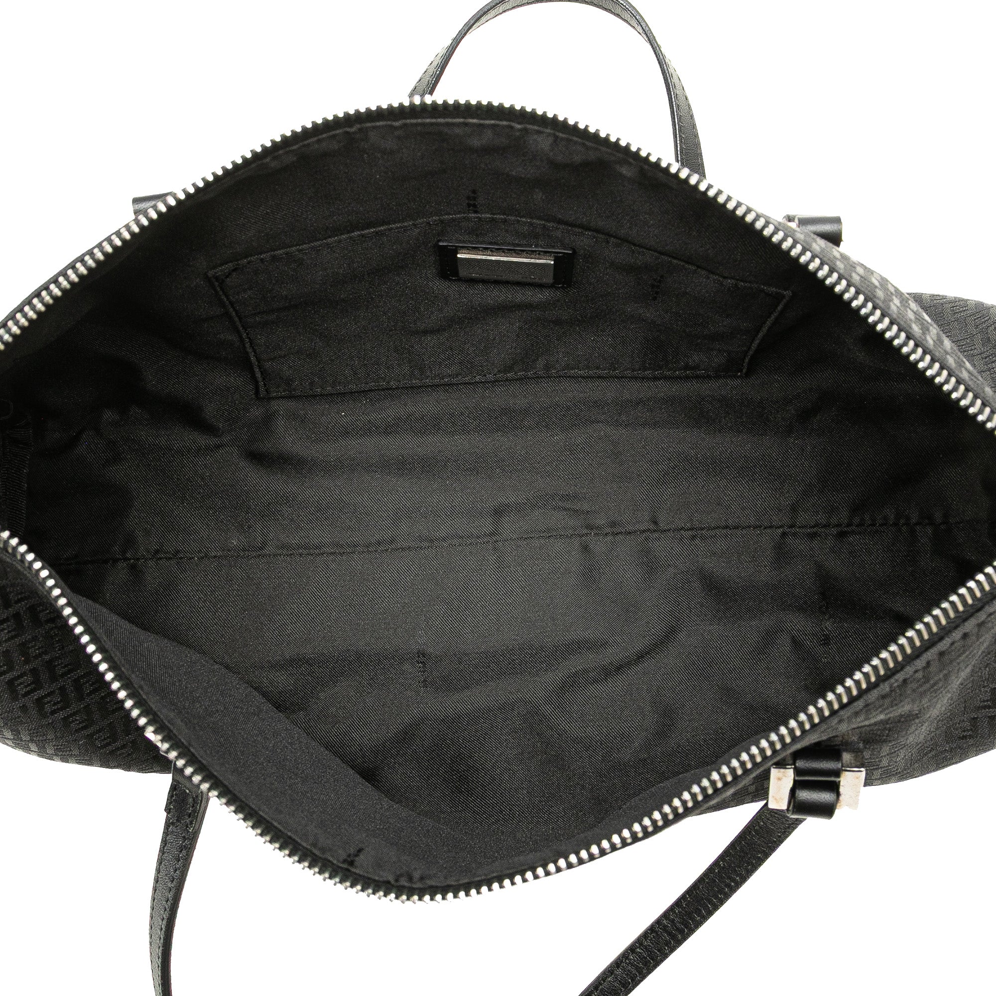 Micro Zucchino Canvas Bauletto Handbag
