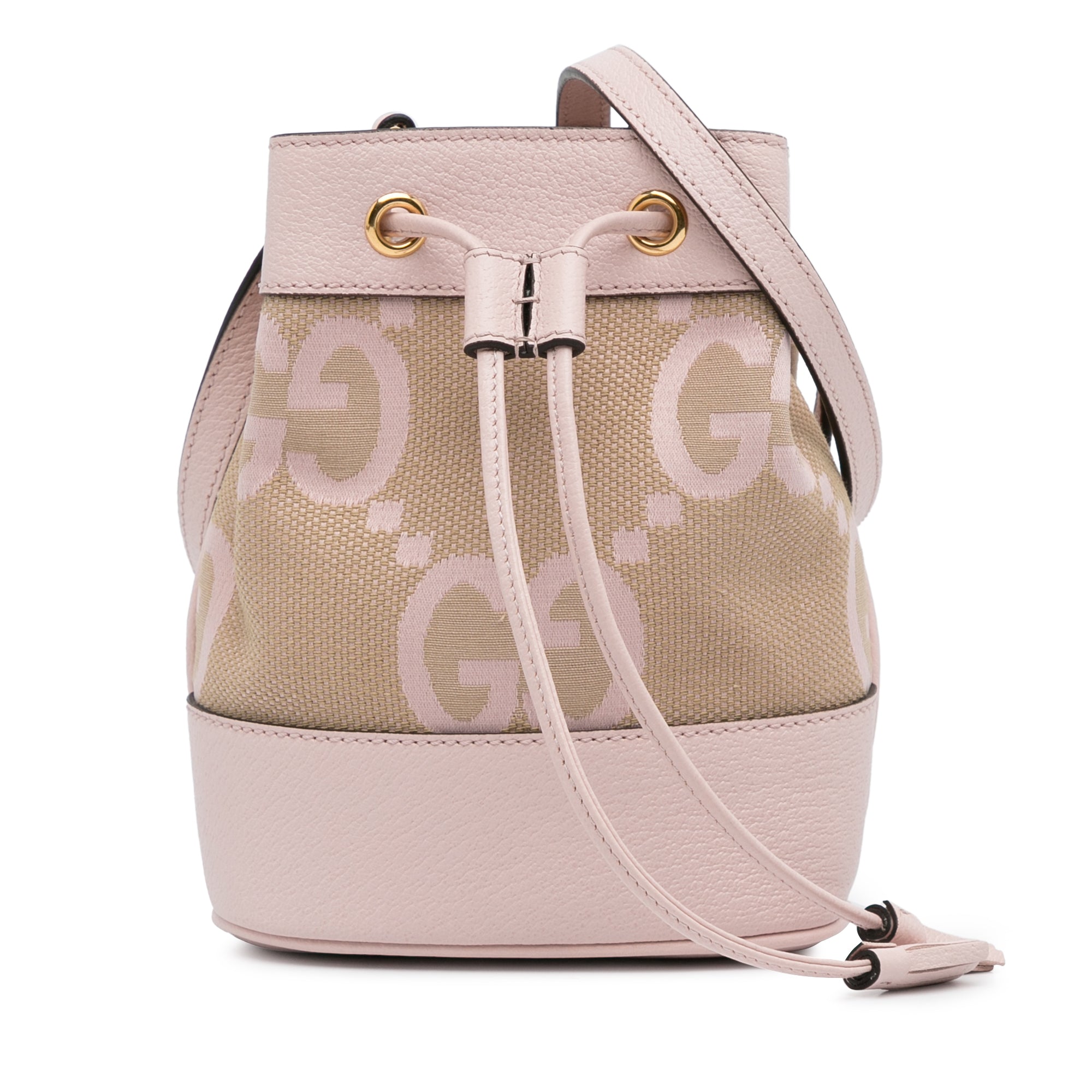 Mini Jumbo GG Canvas Ophidia Bucket Bag_0