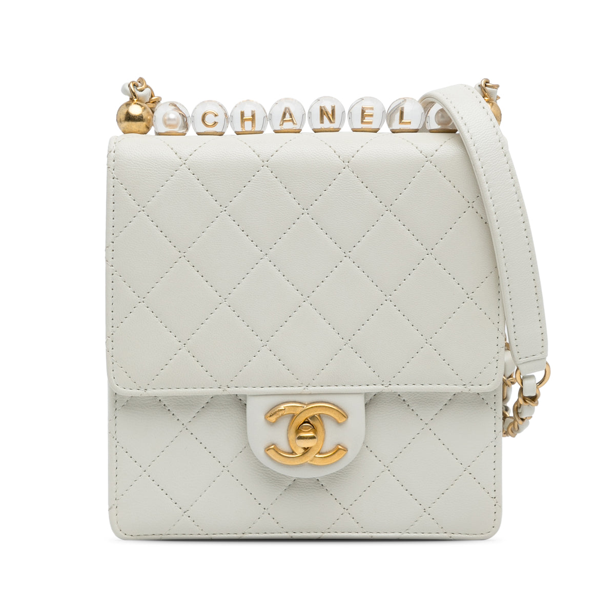 Small Chic Pearls Flap