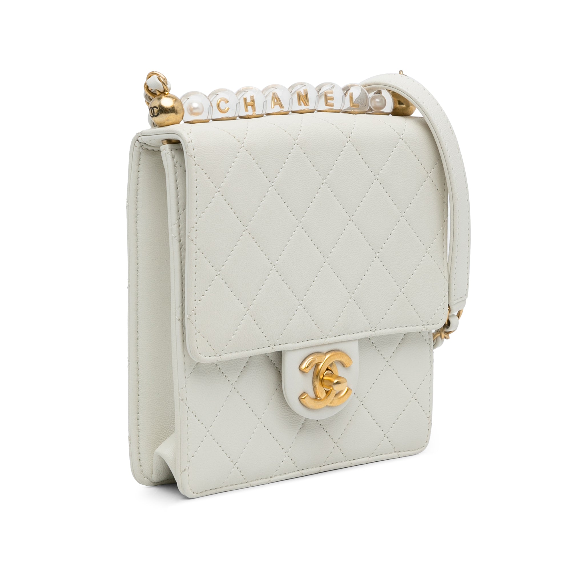 Small Chic Pearls Flap