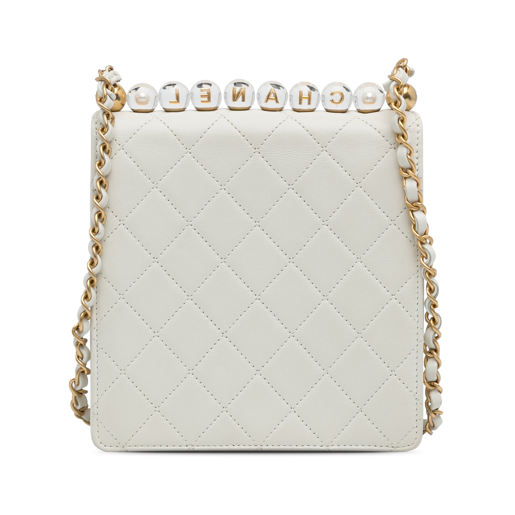 Small Chic Pearls Flap