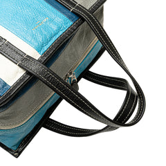 S Lambskin Bazar Shopper Satchel