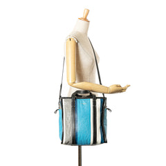 S Lambskin Bazar Shopper Satchel