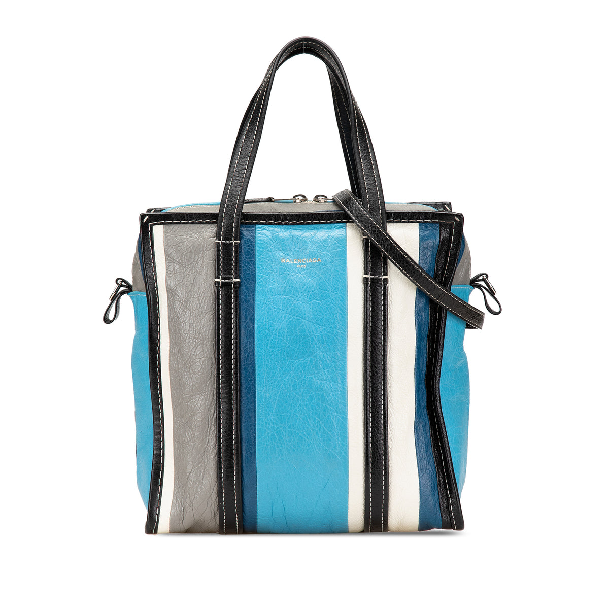 S Lambskin Bazar Shopper Satchel