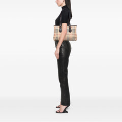 Haymarket Check Coated Canvas Tote
