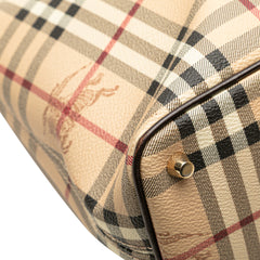 Haymarket Check Coated Canvas Tote