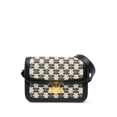 Classique Embroidered Canvas Triomphe Crossbody