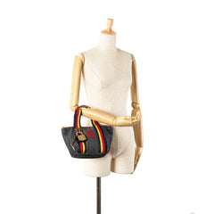 Mini Denim Lock Shopping Tote