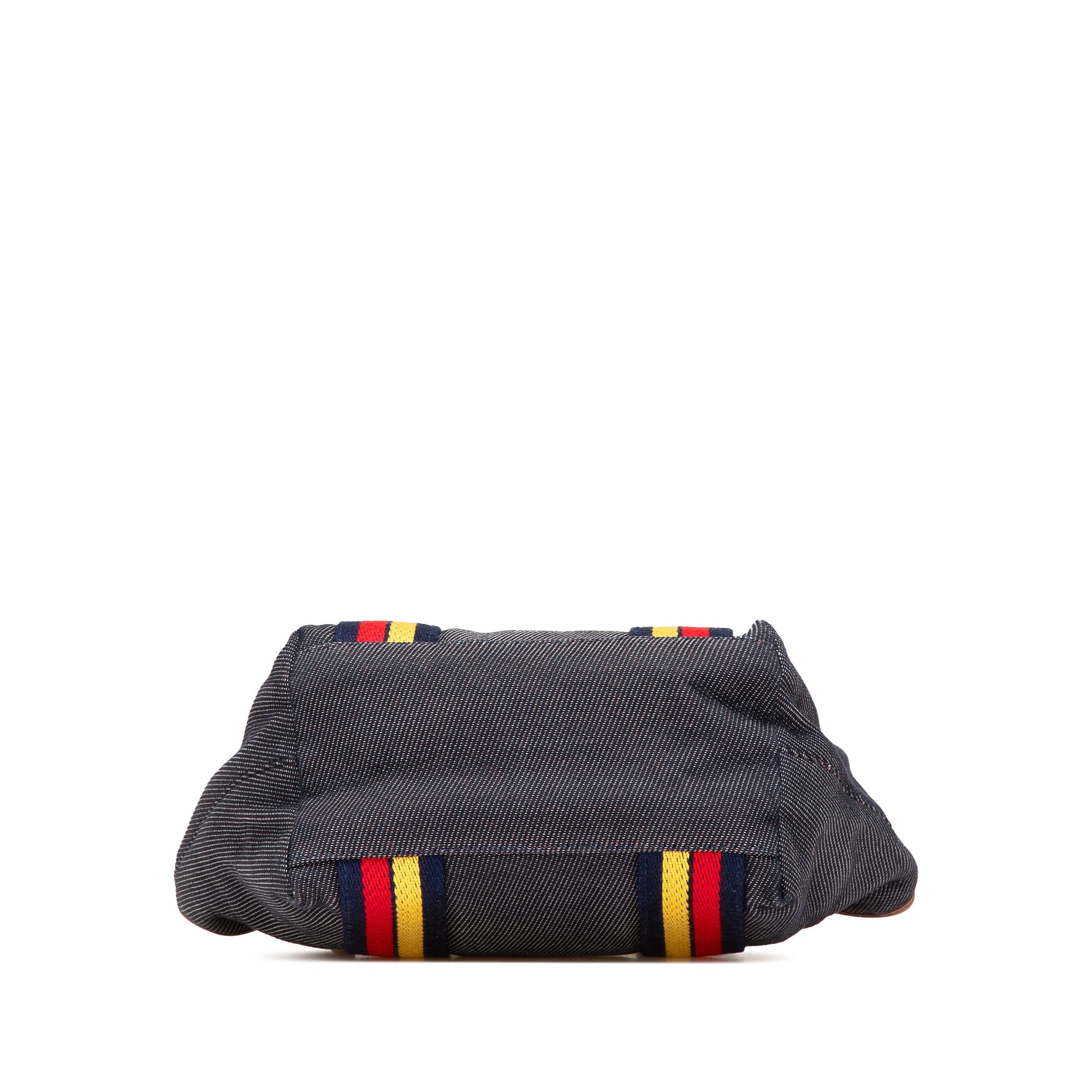 Mini Denim Lock Shopping Tote