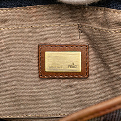 Mini Denim Lock Shopping Tote