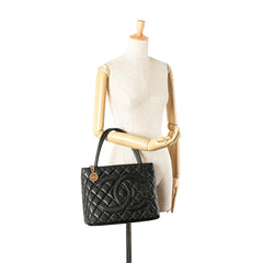 Caviar Medallion Tote 